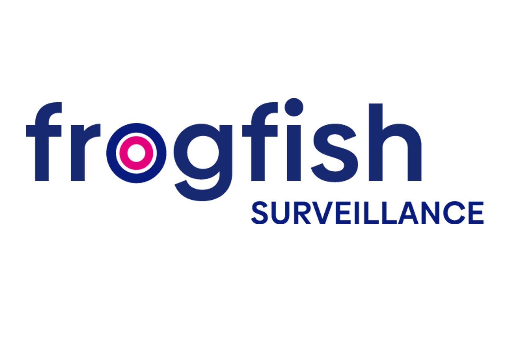 Frogfish - newsroom frogfish surveillance blue and pink logo