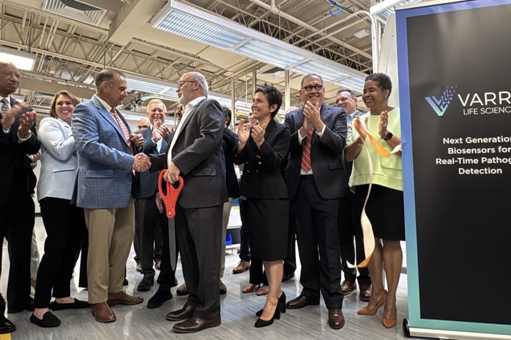 Varro Life Sciences Expansion - newsroom A group of Missouri leaders cut the ribbon on the expansion of Varro Life Sciences in St. Louis